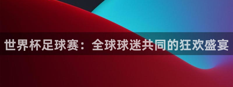 世界杯足球赛：全球球迷共同的狂欢盛宴